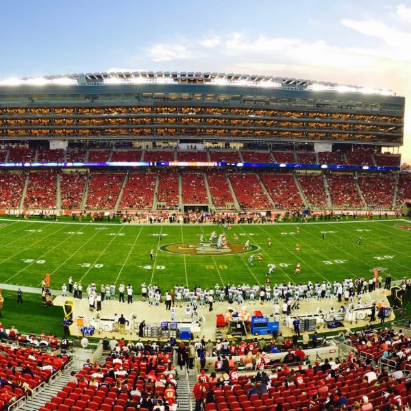 football stadium with people