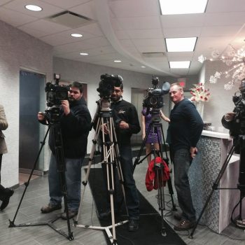 four cameras in office