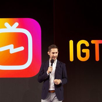 man talking about instagram's IGTV