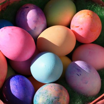 Basket Full of Easter Eggs