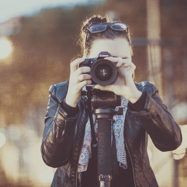 Woman taking photo